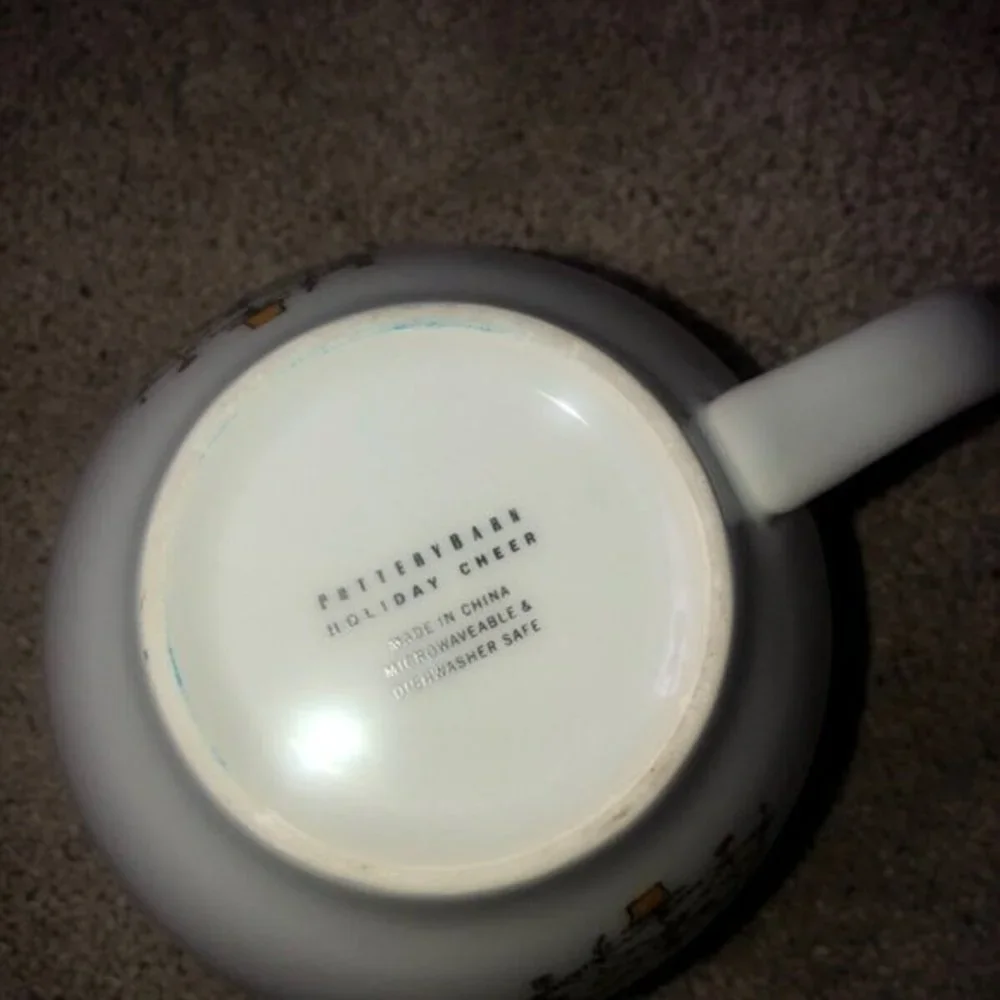 Pottery Barn Holiday Cheer Christmas Tree Coffee Mug‎